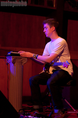 James Blake at Central Presbyterian Church, March 17, 2011. Photo by John Beardsley.