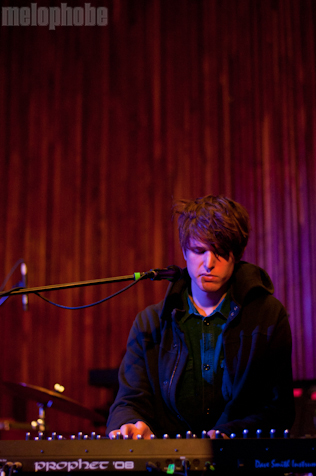James Blake at Central Presbyterian Church, March 17, 2011. Photo by John Beardsley.