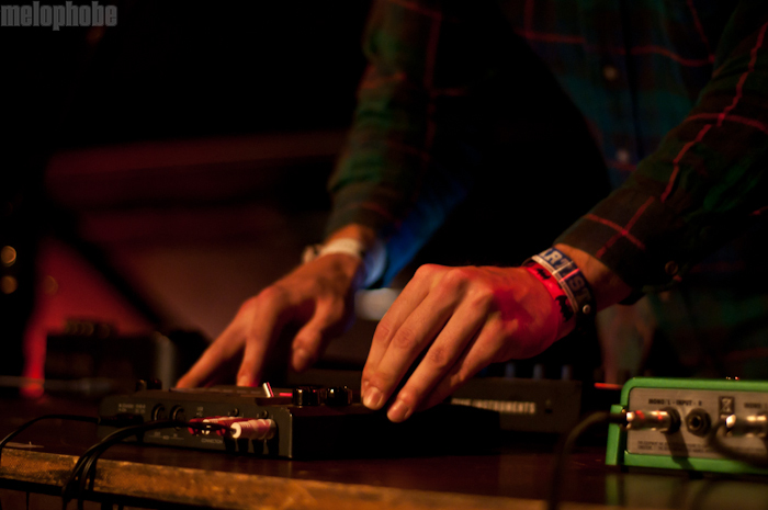 Mount Kimbie at ND, March 17, 2011. Photo by Chris Barth.