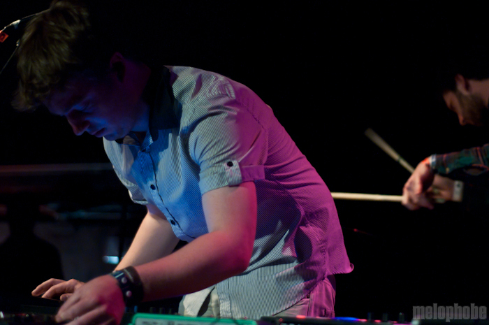 Mount Kimbie at ND, March 17, 2011. Photo by Chris Barth.