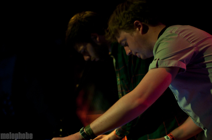 Mount Kimbie at ND, March 17, 2011. Photo by Chris Barth.