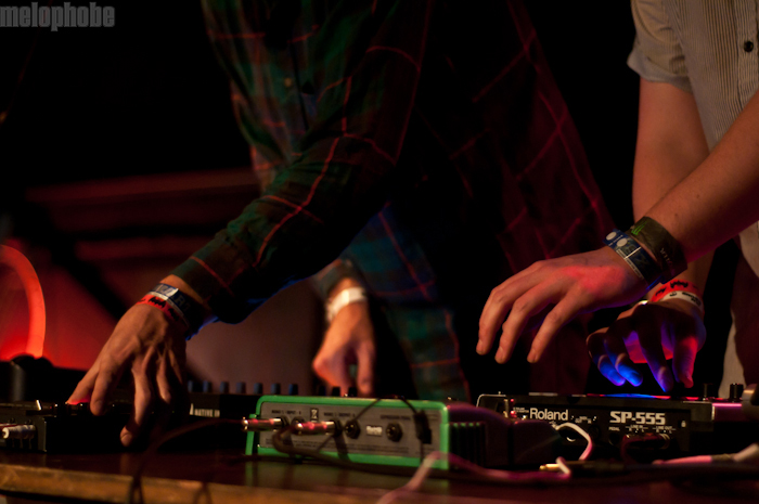 Mount Kimbie at ND, March 17, 2011. Photo by Chris Barth.