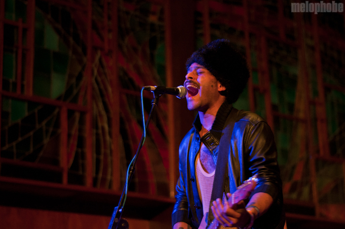 Twin Shadow at Central Presbyterian Church, March 17, 2011. Photo by John Beardsley.