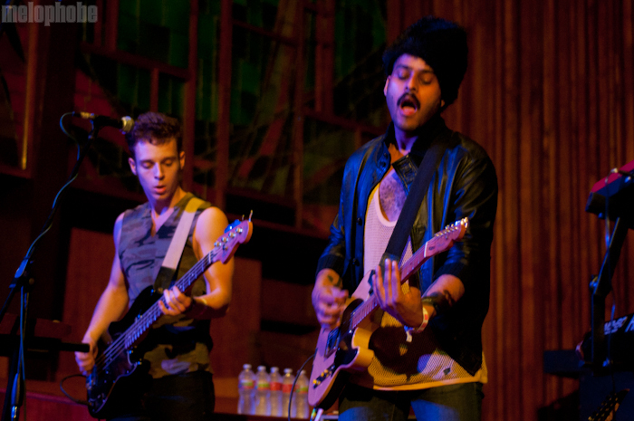 Twin Shadow at Central Presbyterian Church, March 17, 2011. Photo by John Beardsley.