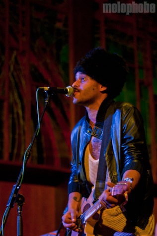 Twin Shadow at Central Presbyterian Church, March 17, 2011. Photo by John Beardsley.