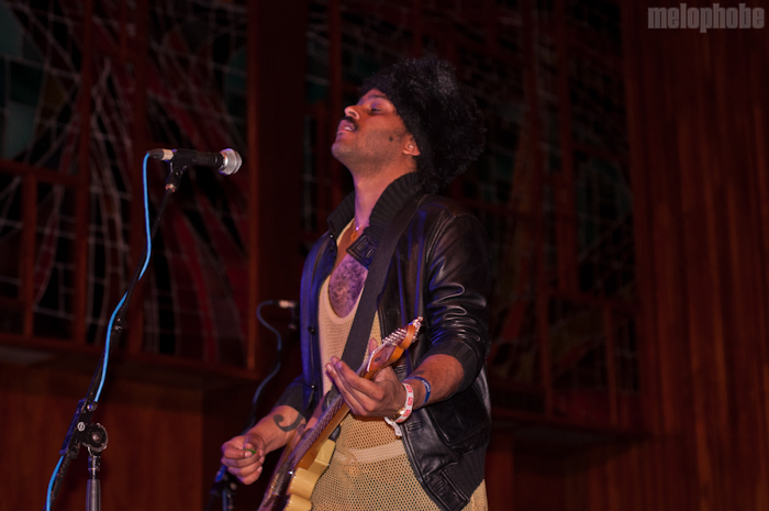 Twin Shadow at Central Presbyterian Church, March 17, 2011. Photo by John Beardsley.
