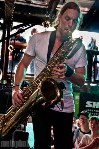 Menomena at Flamingo Cantina, March 18, 2011. Photo by Chris Barth.
