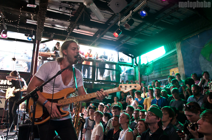 Menomena at Flamingo Cantina, March 18, 2011. Photo by Chris Barth.