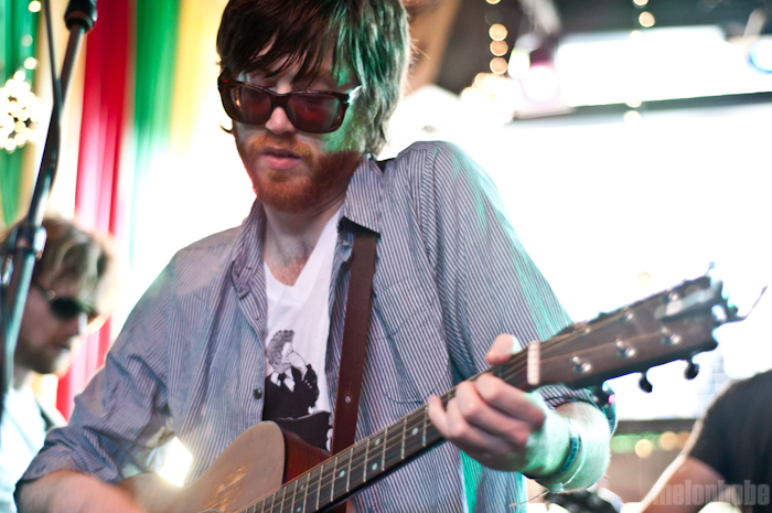 Okkervil River at Flamingo Cantina, March 18, 2011. Photo by Chris Barth.