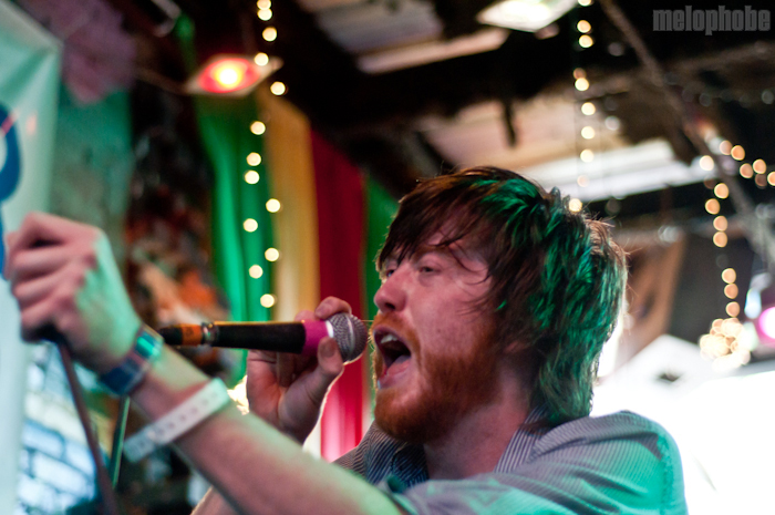Okkervil River at Flamingo Cantina, March 18, 2011. Photo by Chris Barth.