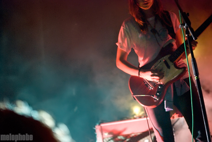 Warpaint at Wonder Ballroom, March 18, 2011. Photo by Colin McLaughlin.