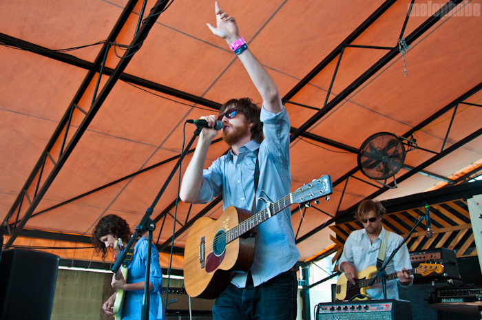 Okkervil River at Mohawk, March 19, 2011. Photo by Chris Barth and John Beardsley.