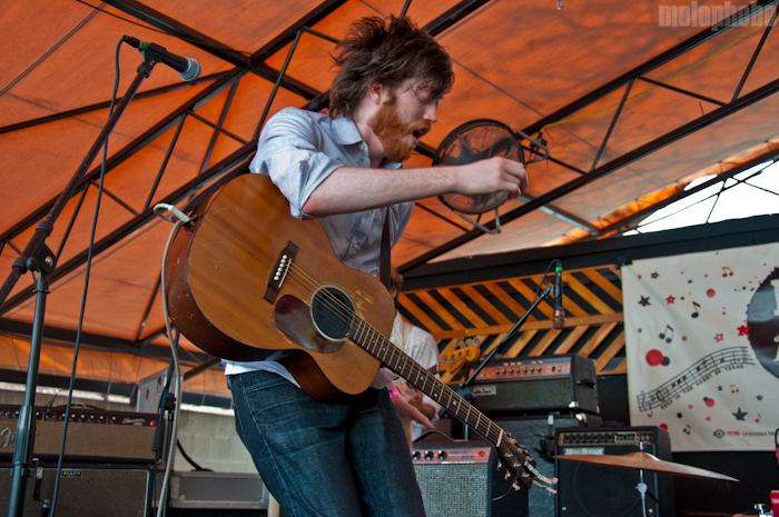 Okkervil River at Mohawk, March 19, 2011. Photo by Chris Barth and John Beardsley.