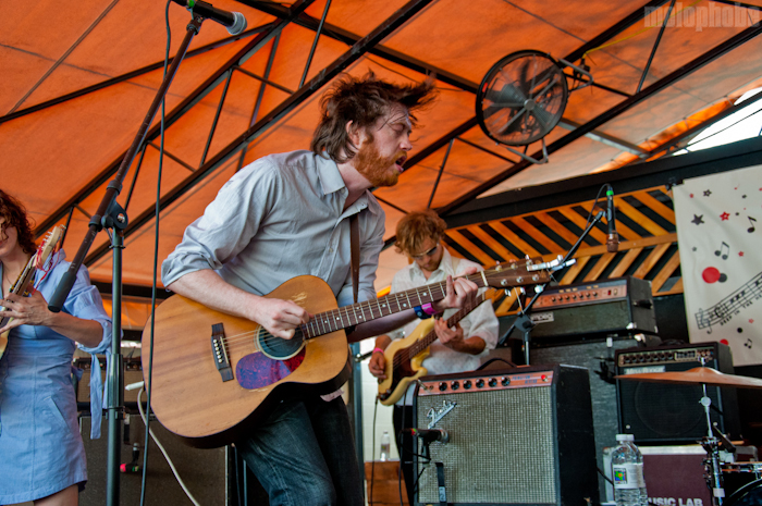 Okkervil River at Mohawk, March 19, 2011. Photo by Chris Barth and John Beardsley.