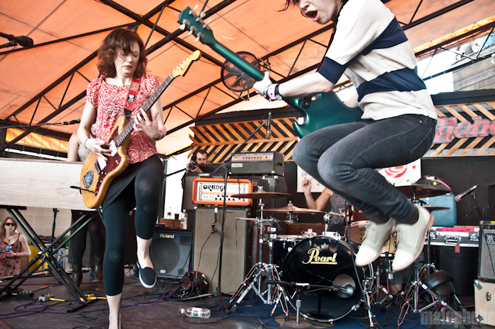 Wild Flag at Mohawk, March 19, 2011. Photo by Chris Barth.