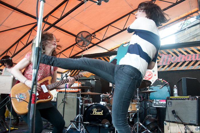 Wild Flag at Mohawk, March 19, 2011. Photo by Chris Barth.