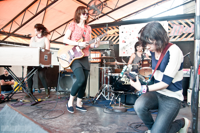 Wild Flag at Mohawk, March 19, 2011. Photo by Chris Barth.