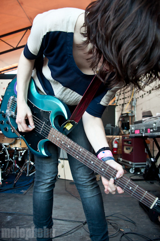 Wild Flag at Mohawk, March 19, 2011. Photo by Chris Barth.