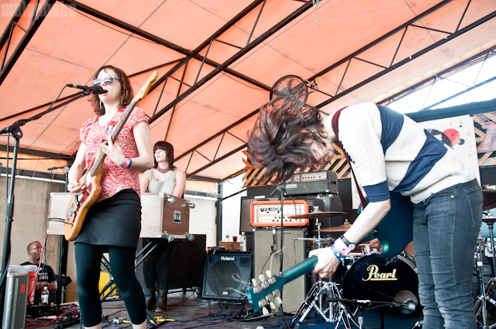 Wild Flag at Mohawk, March 19, 2011. Photo by Chris Barth.
