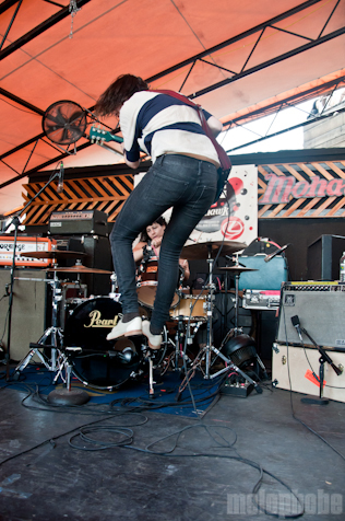 Wild Flag at Mohawk, March 19, 2011. Photo by Chris Barth.