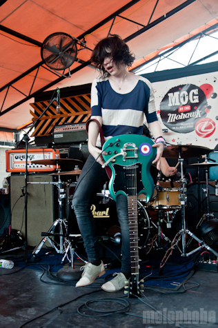 Wild Flag at Mohawk, March 19, 2011. Photo by Chris Barth.
