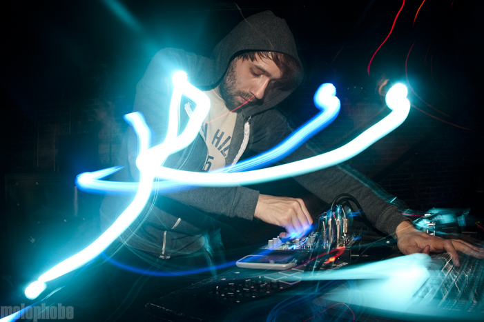 Gold Panda at Rotture, March 24, 2011. Photo by Lymay Iwasaki.