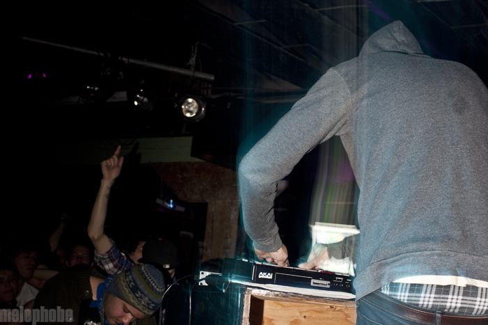 Gold Panda at Rotture, March 24, 2011. Photo by Lymay Iwasaki.