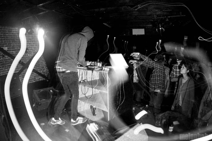 Gold Panda at Rotture, March 24, 2011. Photo by Lymay Iwasaki.
