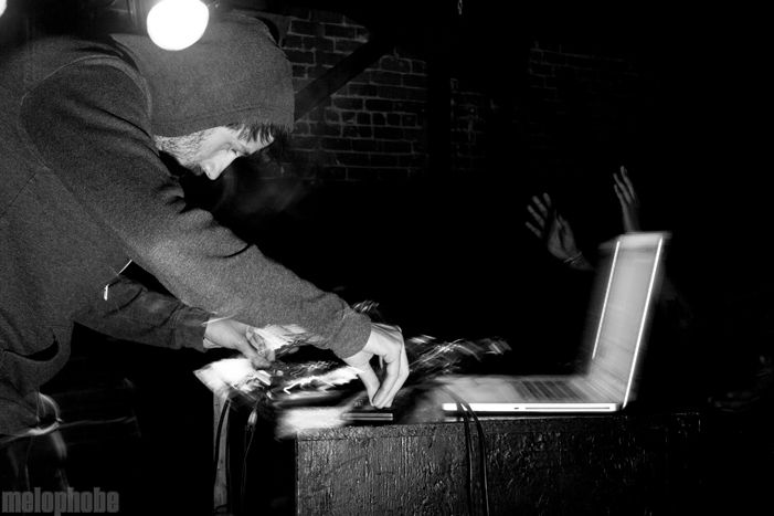 Gold Panda at Rotture, March 24, 2011. Photo by Lymay Iwasaki.