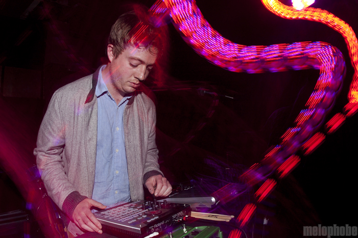 Mount Kimbie at Crown Room, April 1, 2010. Photo by Lymay Iwasaki.