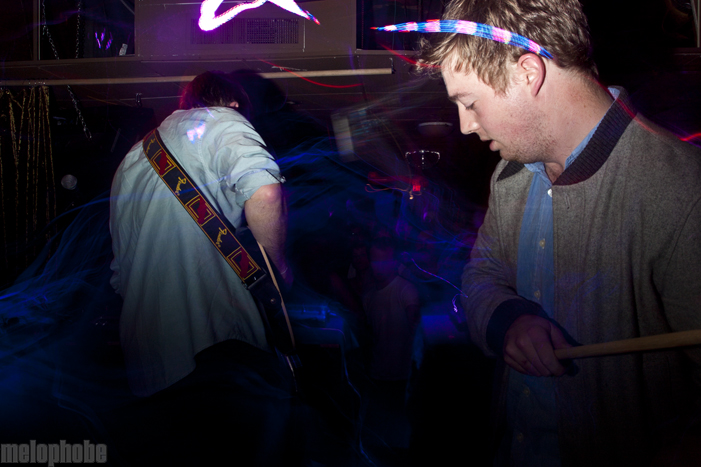 Mount Kimbie at Crown Room, April 1, 2010. Photo by Lymay Iwasaki.