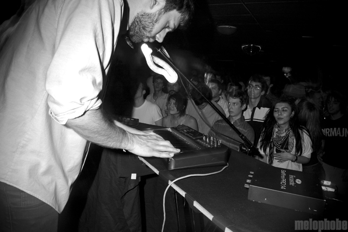 Mount Kimbie at Crown Room, April 1, 2010. Photo by Lymay Iwasaki.