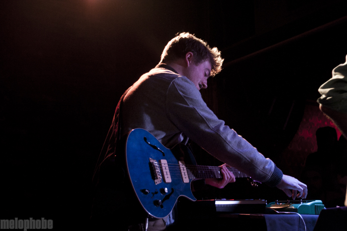 Mount Kimbie at Crown Room, April 1, 2010. Photo by Lymay Iwasaki.