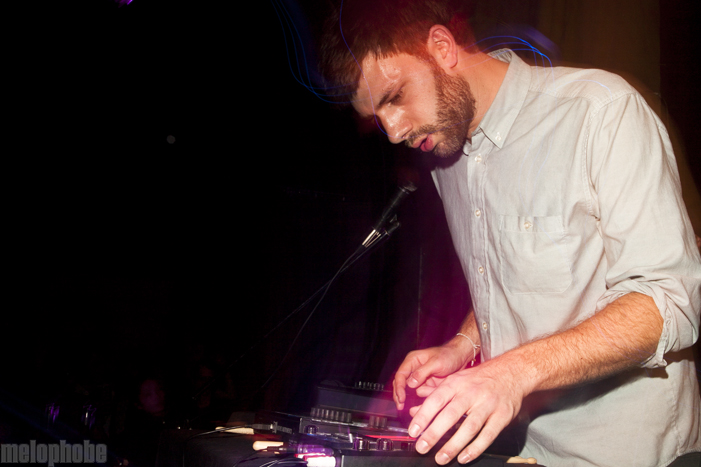 Mount Kimbie at Crown Room, April 1, 2010. Photo by Lymay Iwasaki.