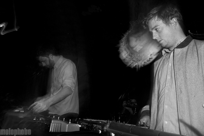 Mount Kimbie at Crown Room, April 1, 2010. Photo by Lymay Iwasaki.