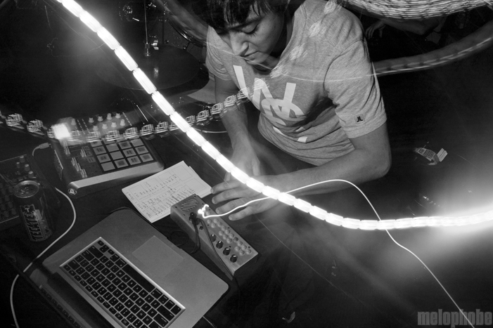 Shigeto at Crown Room, April 1, 2010. Photo by Lymay Iwasaki.