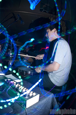Shigeto at Crown Room, April 1, 2010. Photo by Lymay Iwasaki.