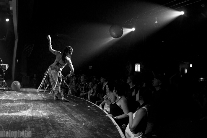 Beats Antique at Wonder Ballroom, April 2, 2010. Photo by Lymay Iwasaki.