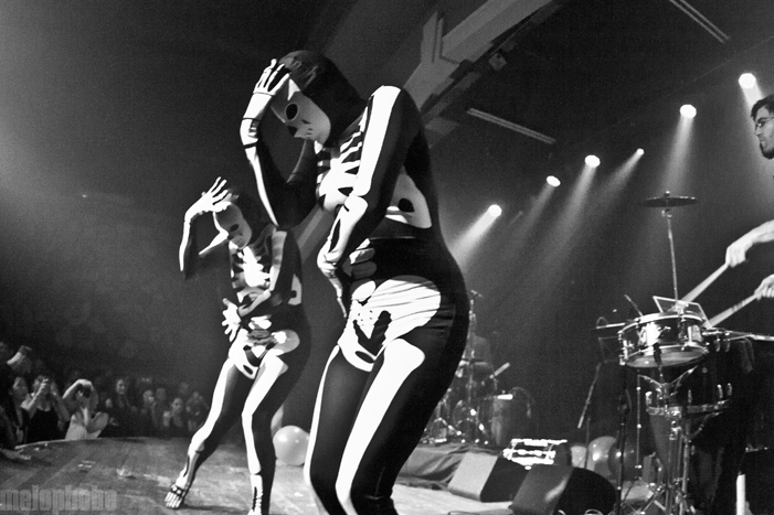 Beats Antique at Wonder Ballroom, April 2, 2010. Photo by Lymay Iwasaki.