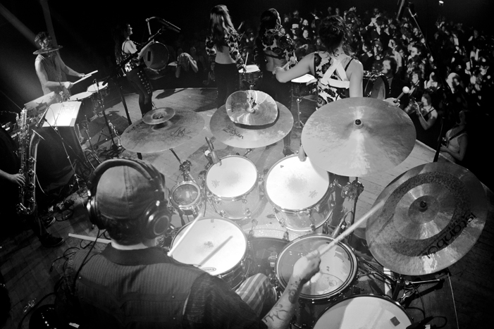 Beats Antique at Wonder Ballroom, April 2, 2010. Photo by Lymay Iwasaki.