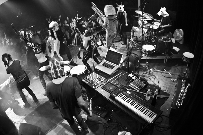 Beats Antique at Wonder Ballroom, April 2, 2010. Photo by Lymay Iwasaki.