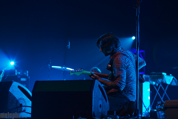 Explosions in the Sky at Radio City Music Hall, April 6, 2011. Photo by Michael Zonenashvili.