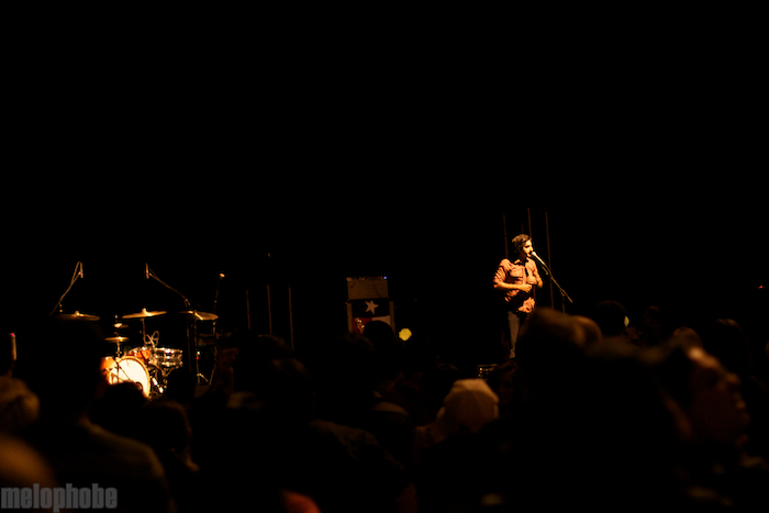 Explosions in the Sky at Radio City Music Hall, April 6, 2011. Photo by Michael Zonenashvili.