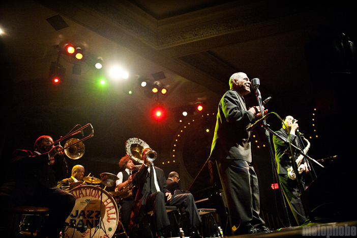 Preservation Hall Jazz Band at Crystal Ballroom, April 7, 2011. Photo by Alice Falzone.