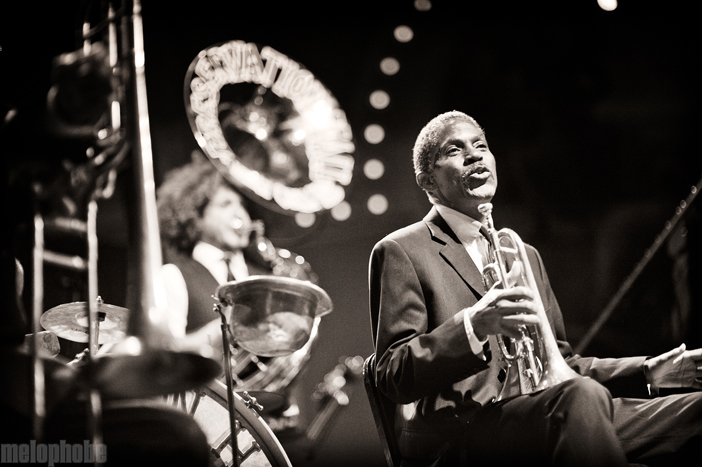 Preservation Hall Jazz Band at Crystal Ballroom, April 7, 2011. Photo by Alice Falzone.