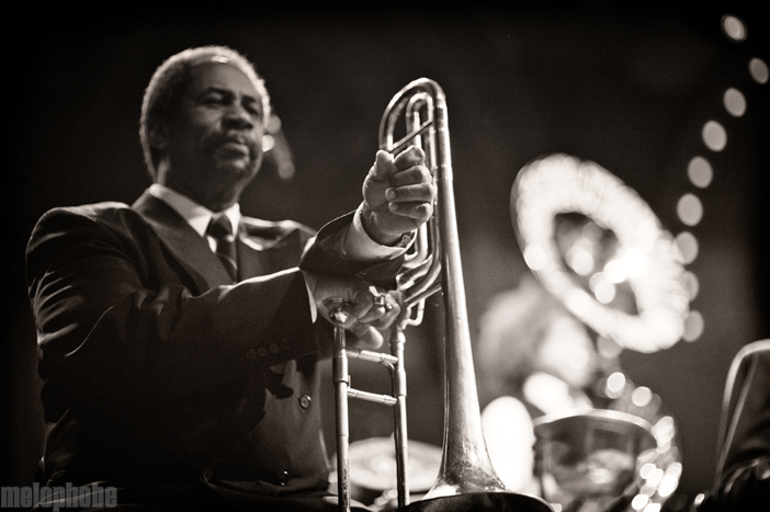 Preservation Hall Jazz Band at Crystal Ballroom, April 7, 2011. Photo by Alice Falzone.
