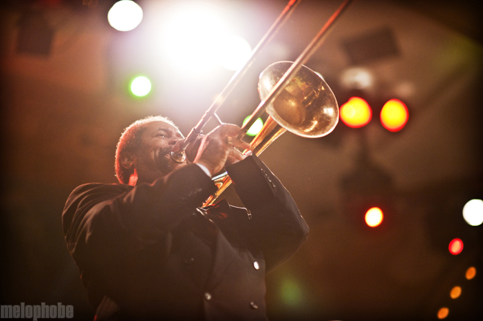 Preservation Hall Jazz Band at Crystal Ballroom, April 7, 2011. Photo by Alice Falzone.