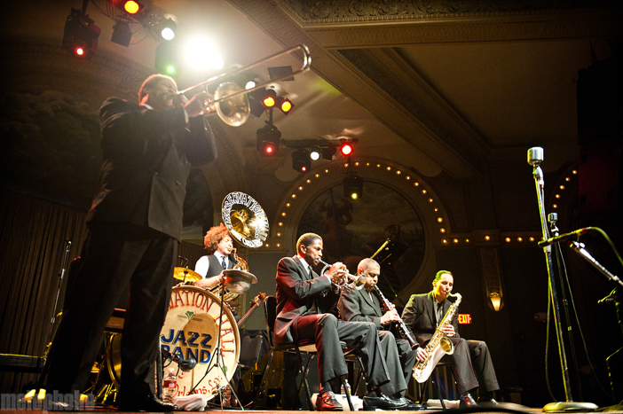 Preservation Hall Jazz Band at Crystal Ballroom, April 7, 2011. Photo by Alice Falzone.