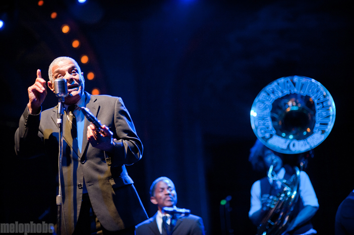 Preservation Hall Jazz Band at Crystal Ballroom, April 7, 2011. Photo by Alice Falzone.