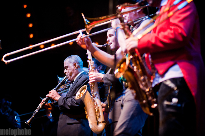 Preservation Hall Jazz Band at Crystal Ballroom, April 7, 2011. Photo by Alice Falzone.